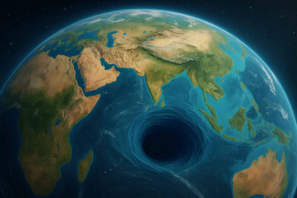 рднрд╛рд░рддреАрдп рдорд╣рд╛рд╕рд╛рдЧрд░ рдореЗрдВ рдЧреБрд░реБрддреНрд╡реАрдп рдЫреЗрдж рдФрд░ рдкреГрдереНрд╡реА рдХреЗ рдЖрдВрддрд░рд┐рдХ рд░рд╣рд╕реНрдпреЛрдВ рдХреЛ рджрд░реНрд╢рд╛рддреА рд╡реИрдЬреНрдЮрд╛рдирд┐рдХ рдЫрд╡рд┐