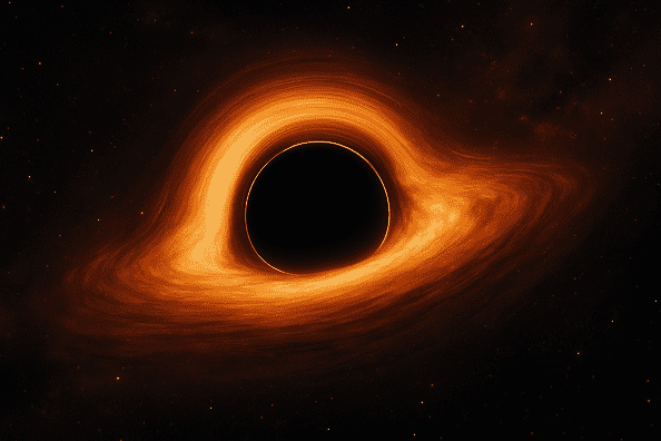 ब्लैक होल का चित्रण – ब्रह्मांड की रहस्यमयी शक्ति और वैज्ञानिक खोज