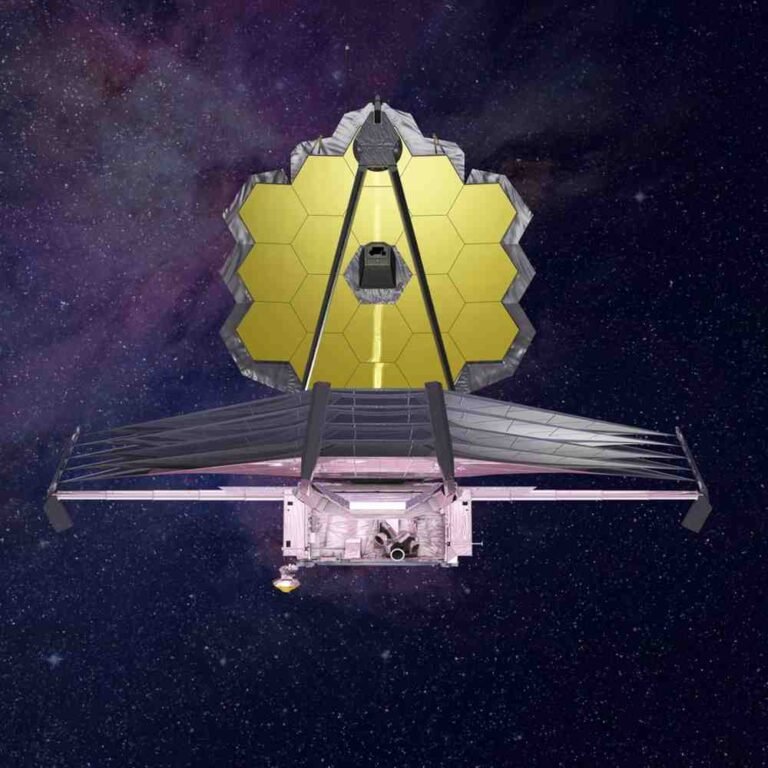 नासा द्वारा ली गई James webb space Telescope (JWST) की आकाश में ली गई तस्वीर