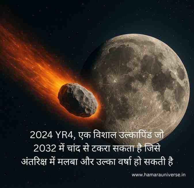 2024 YR4 उल्कापिंड चाँद से टकराने की संभावना और वैज्ञानिक विश्लेषण