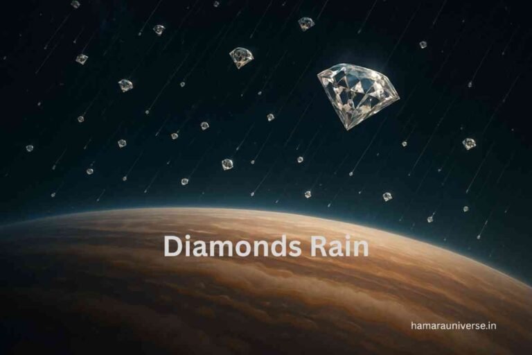 बृहस्पति ग्रह पर डायमंड रेन का काल्पनिक दृश्य