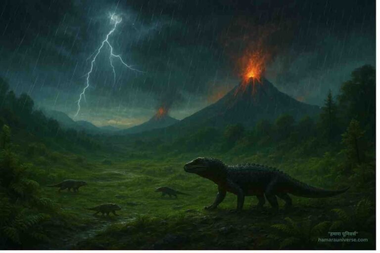 कार्नियन प्लुवियल इवेंट (Carnian Pluvial Event) – जब पृथ्वी पर एक मिलियन साल तक बारिश हुई।